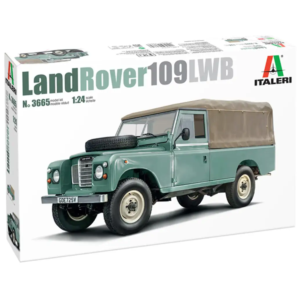 Italeri 1/24 Land Rover 109 LWB Geländewagen Modellbausatz