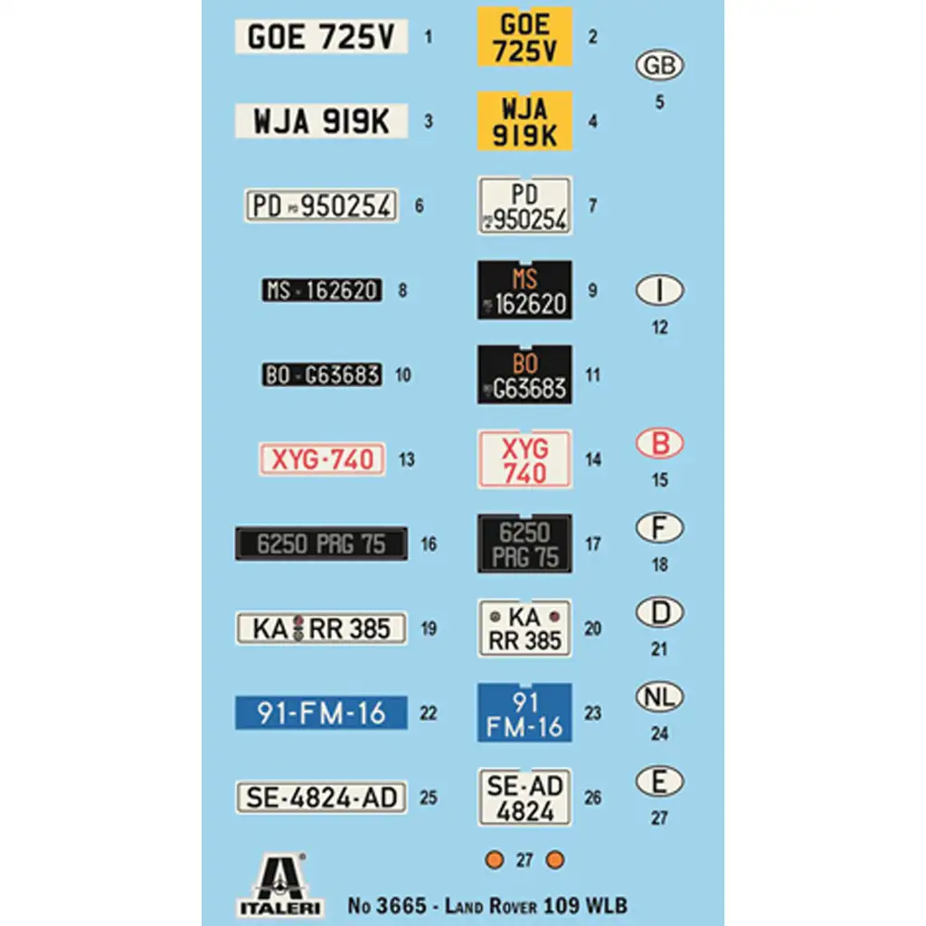 Italeri 1/24 Land Rover 109 LWB Geländewagen Modellbausatz kép 2