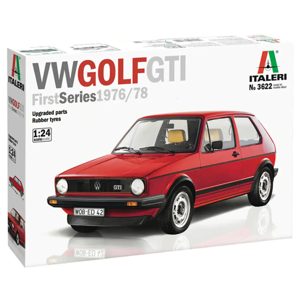 Italeri 1/24 VW Golf GTI Erste Serie 1976/78 Automodellbausatz