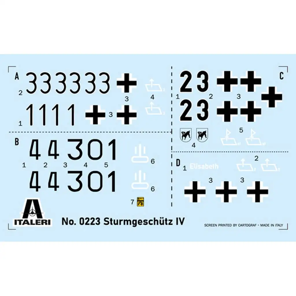 Italeri 1/35 Sd.Kfz. 167 Sturmgeschütz IV Sturmgeschütz Modellbausatz kép 6