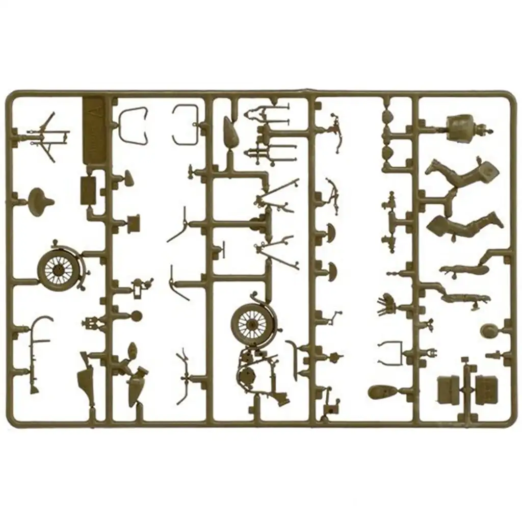 Italeri 1/35 U.S. Motorräder 2 Stück Militärmotorrad Modellbausatz kép 3