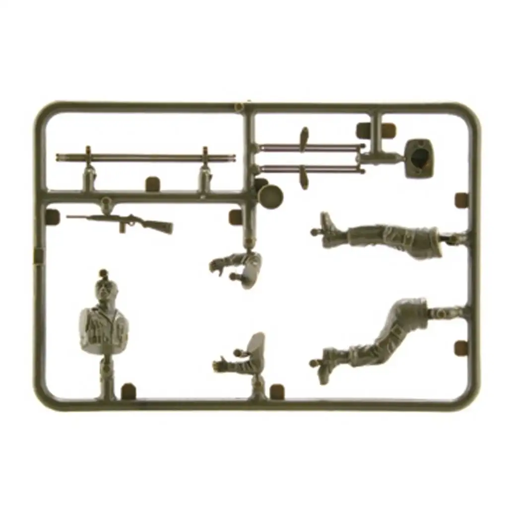 Italeri 1/35 Willys MB Militär-Jeep mit Anhänger Fahrzeugmodellbausatz kép 3