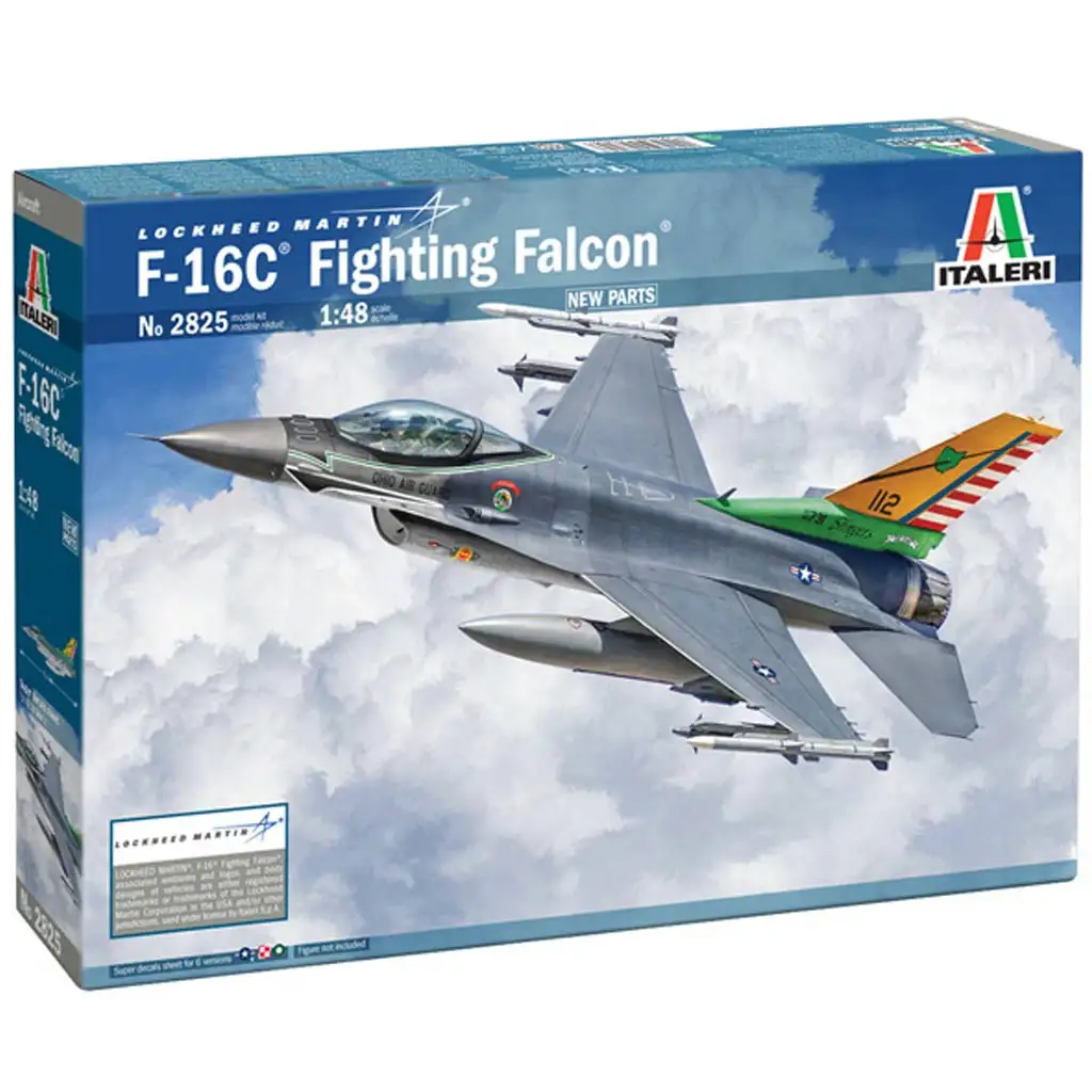 Italeri 1/48 F-16C Fighting Falcon Flugzeugmodellbausatz