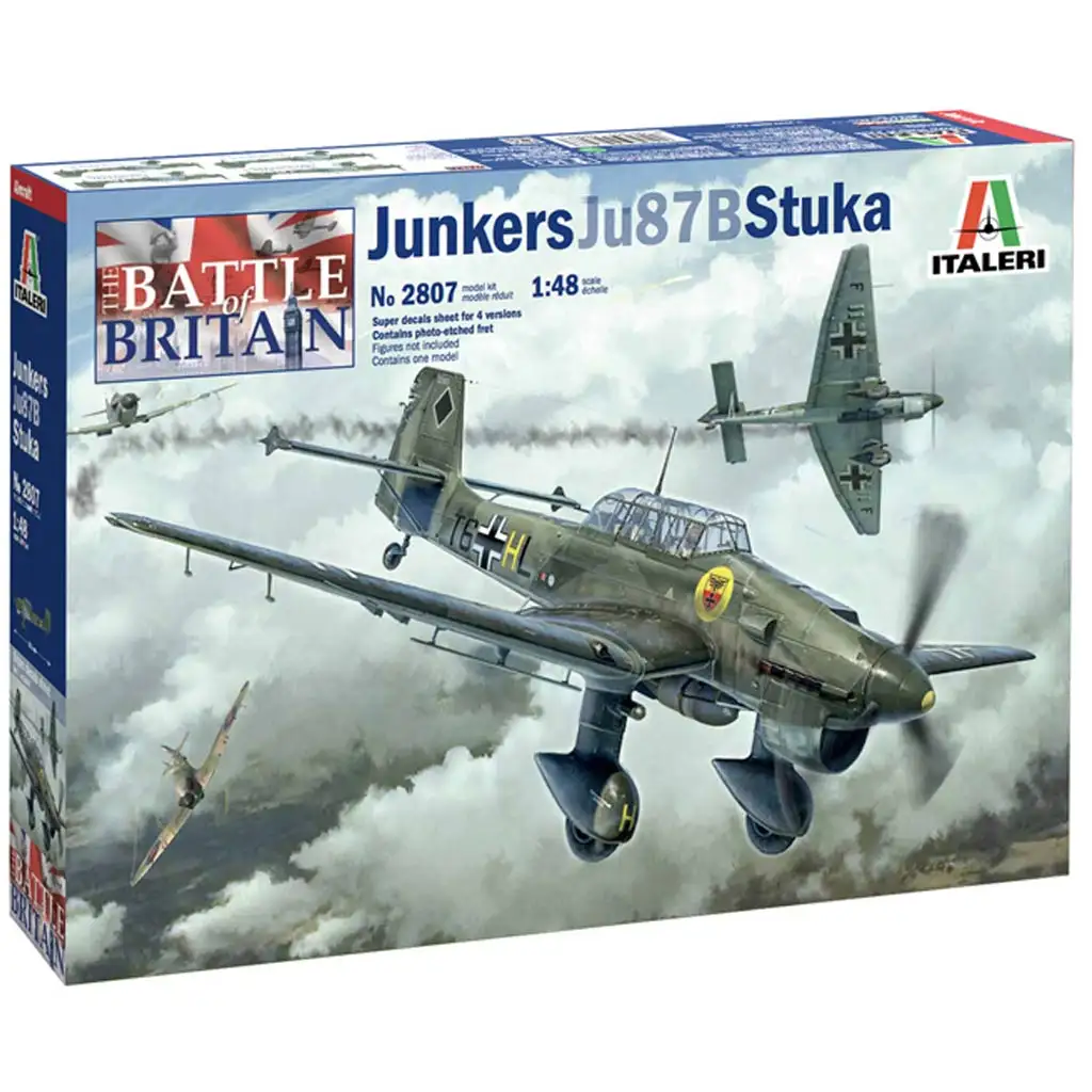 Italeri 1/48 Junkers Ju 87B Stuka Flugzeugmodell