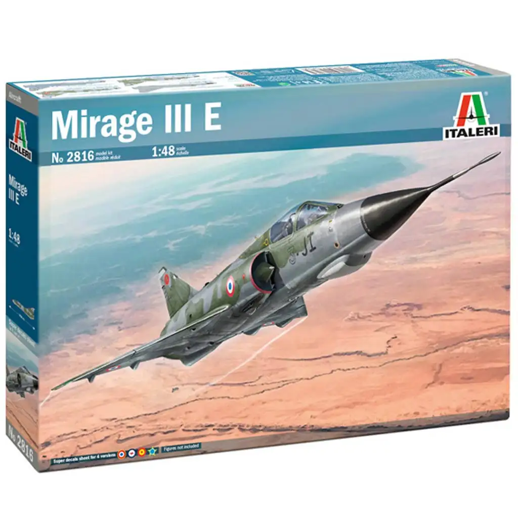 Italeri 1/48 Mirage III E Flugzeugmodellbausatz