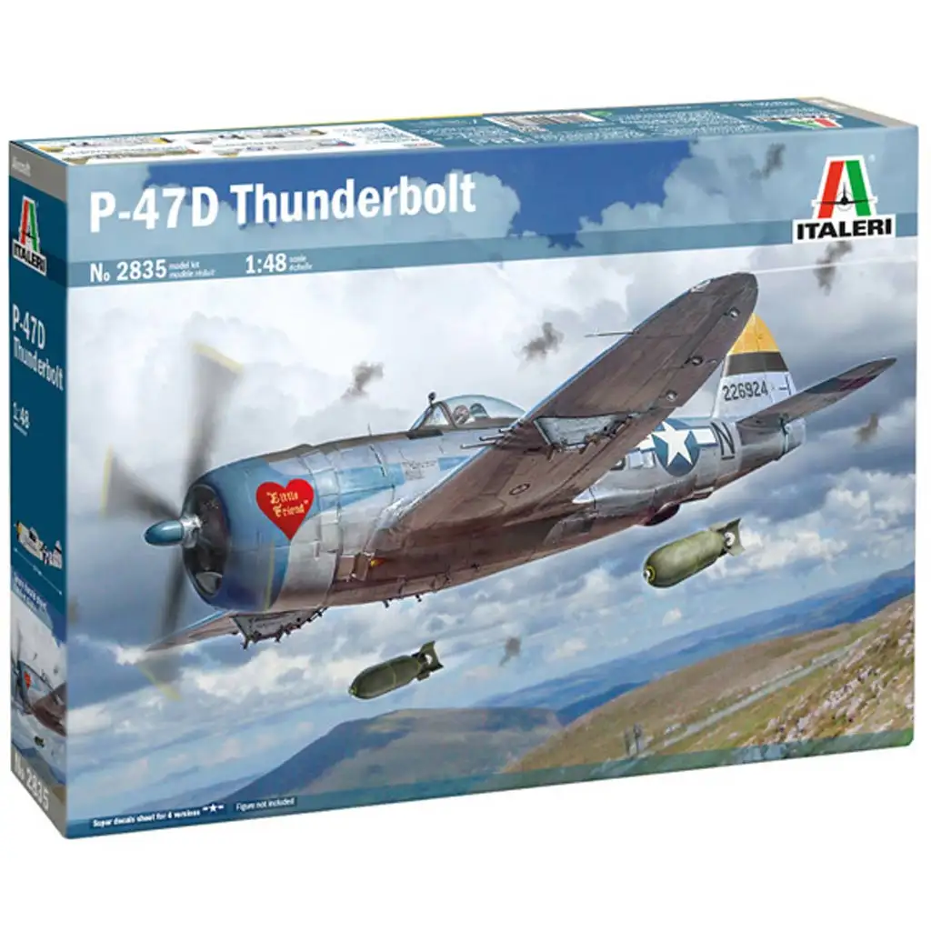Italeri 1/48 P-47D Thunderbolt Flugzeugmodellbausatz