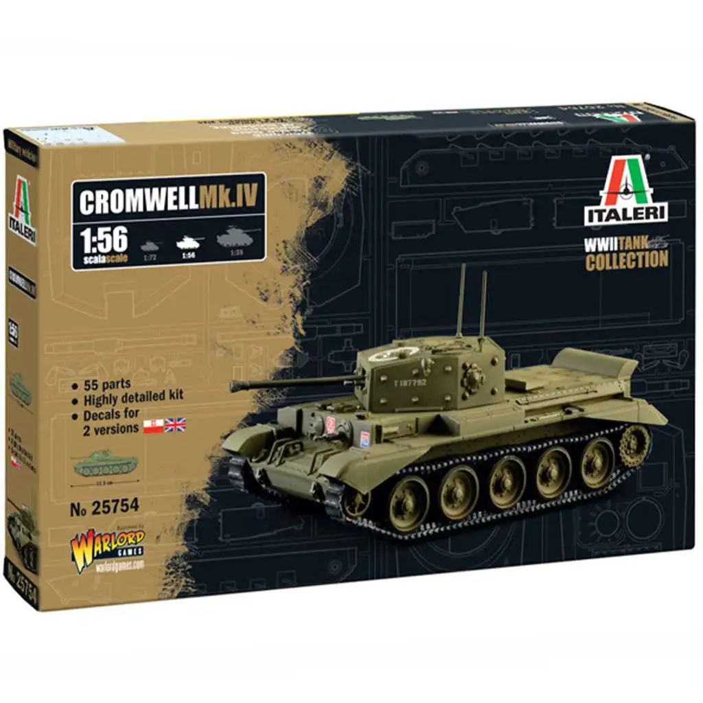 Italeri 1/56 Cromwell Mk. IV Panzerbausatz