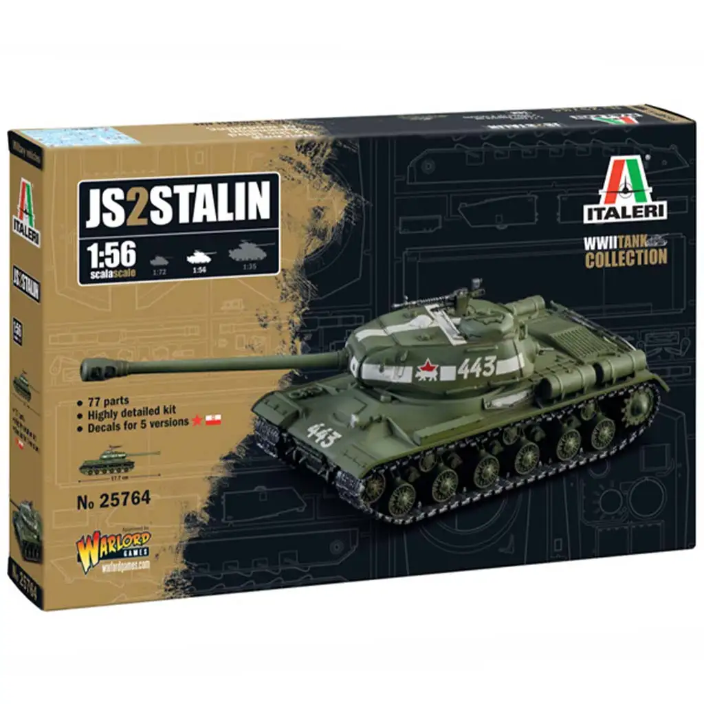 Italeri 1/56 JS2 Stalin Panzer Modellbausatz
