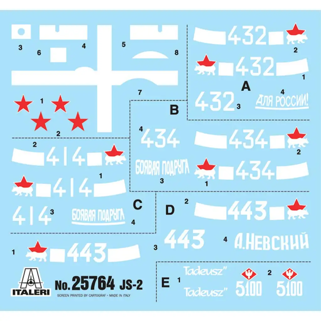 Italeri 1/56 JS2 Stalin Panzer Modellbausatz kép 3