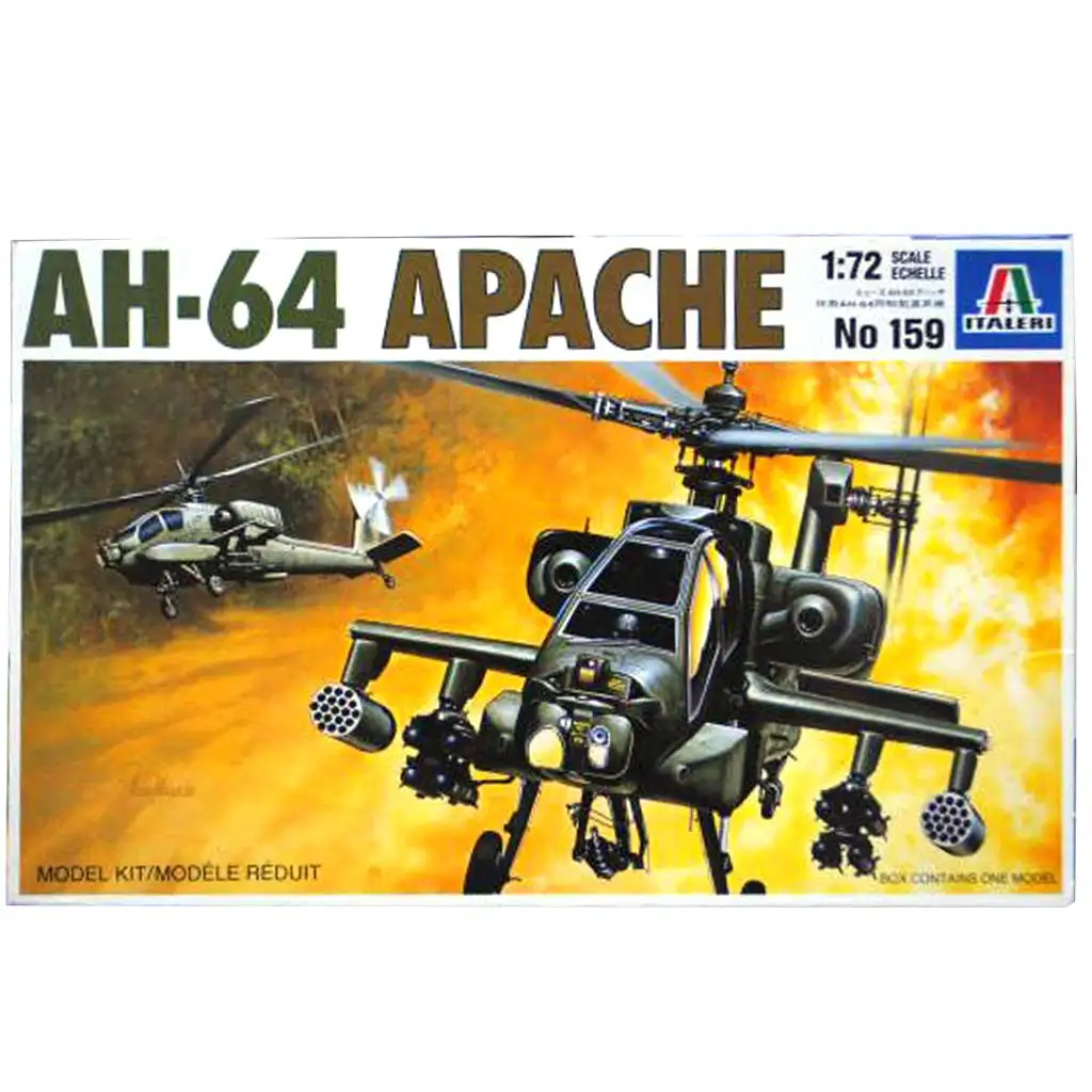 Italeri 1/72 AH-64 Apache Hubschraubermodell