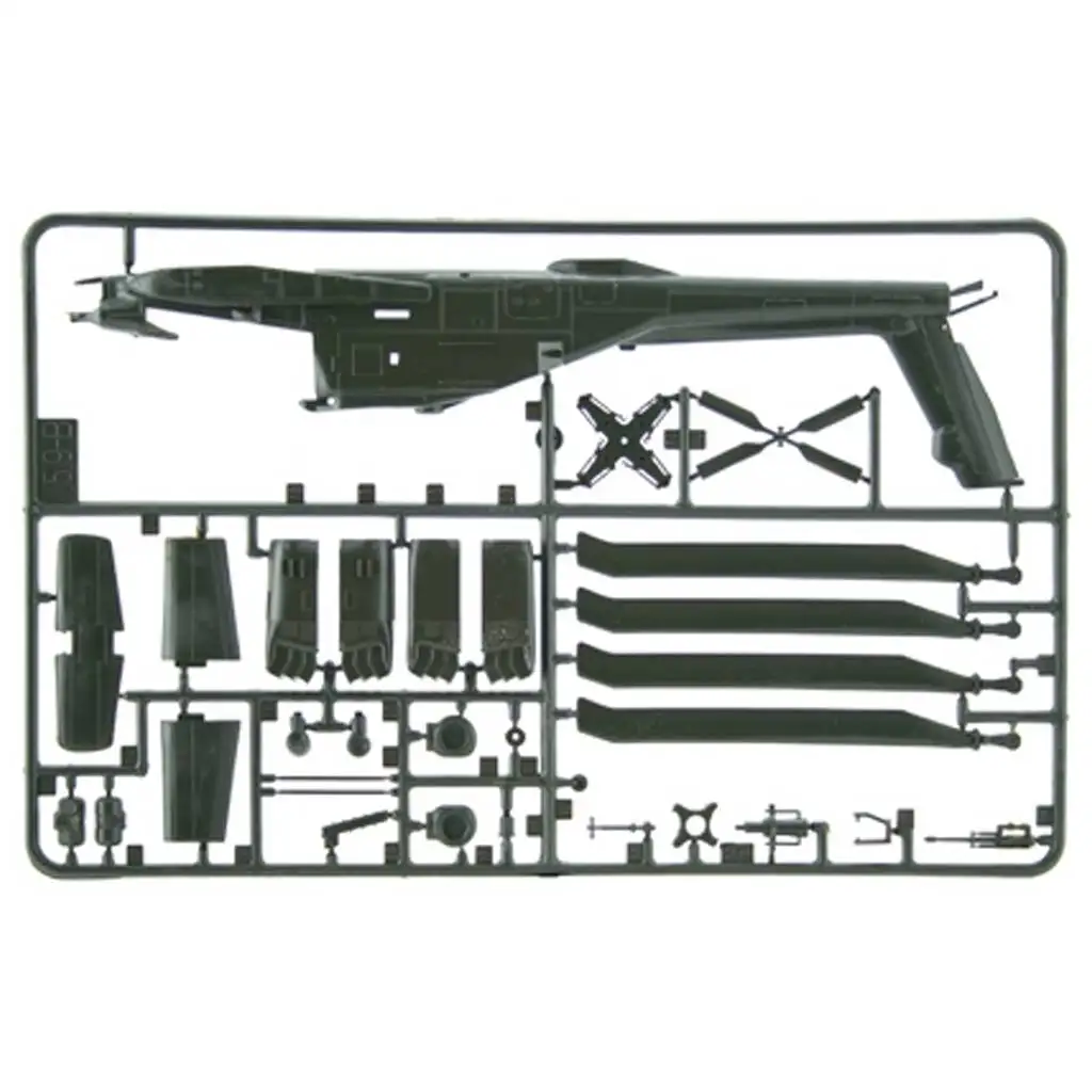 Italeri 1/72 AH-64 Apache Hubschraubermodell kép 3