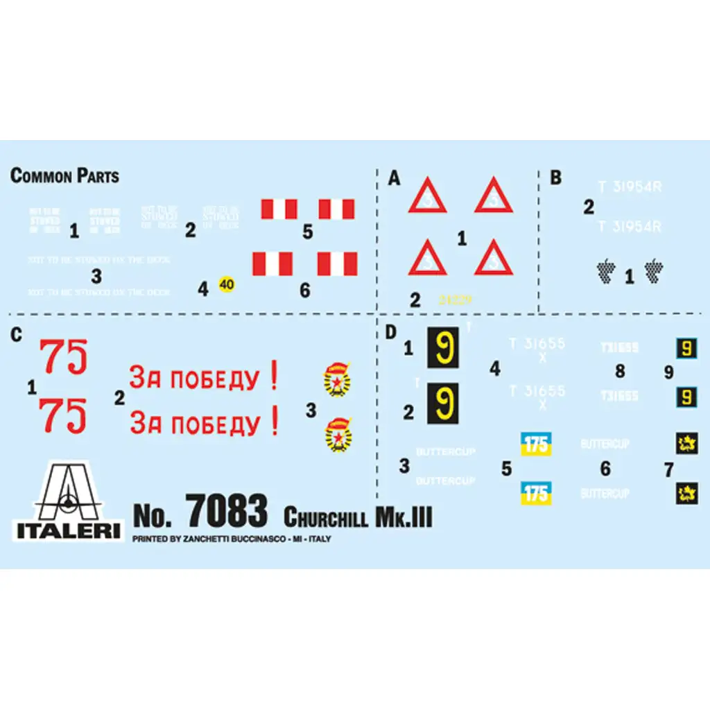 Italeri 1/72 Churchill Mk. III Panzerbausatz kép 2