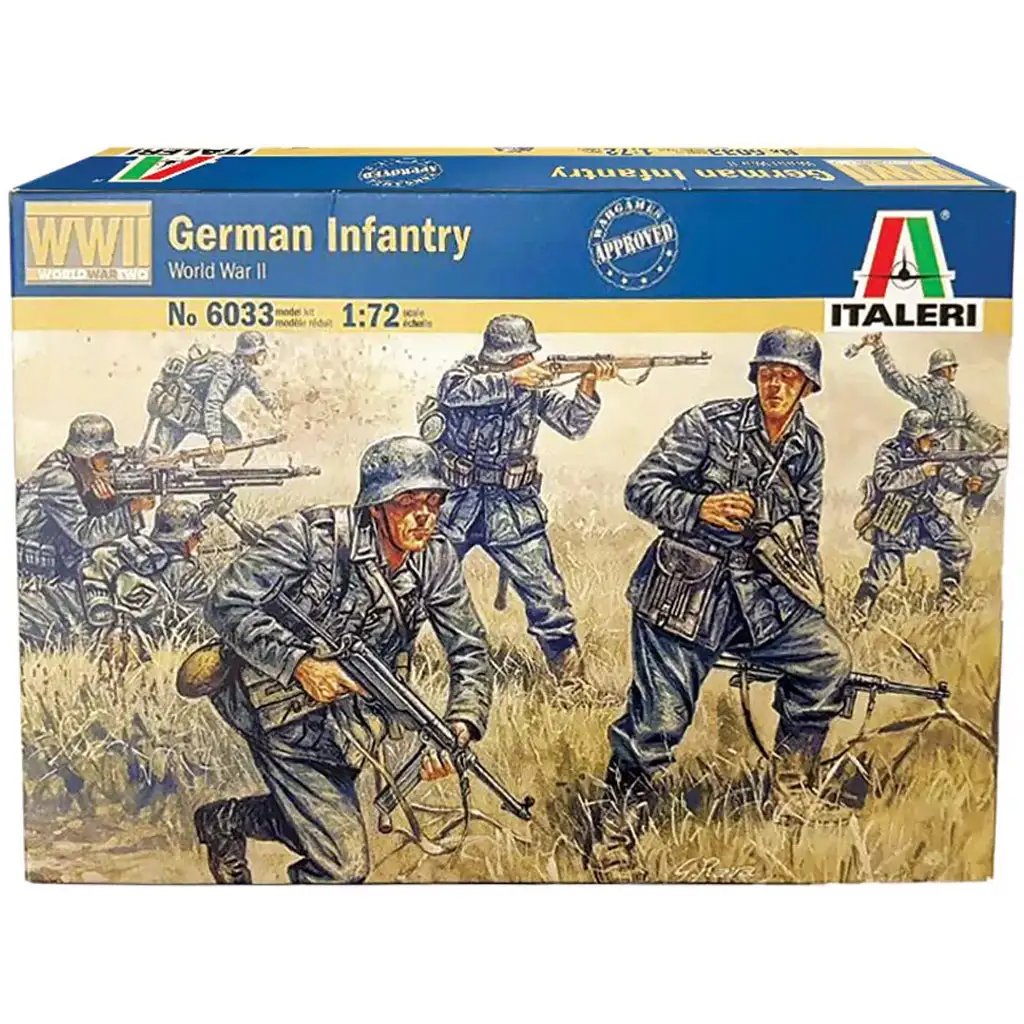 Italeri 1/72 Deutsche Infanterie Modellfiguren