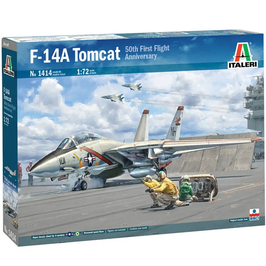 Italeri 1/72 F-14A Tomcat Jagdflugzeug Modellbausatz