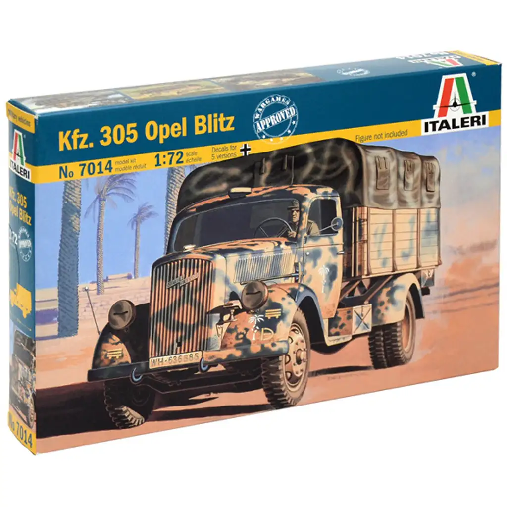 Italeri 1/72 Kfz. 305 Opel Blitz Militär-Lkw Modellbausatz