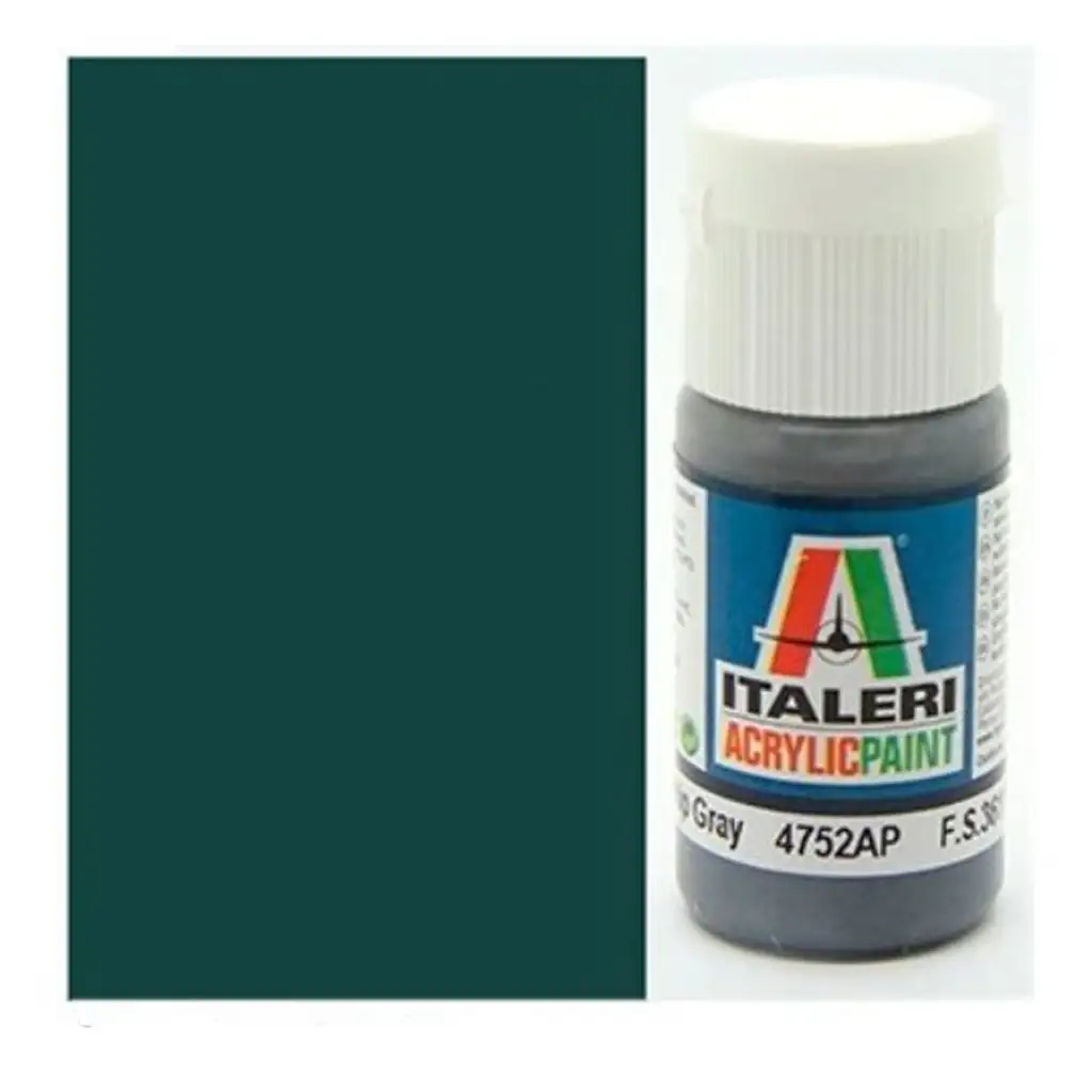 Italeri Flat Gunship Gray (4752AP) - Matt Kriegsschiff Grau Modellfarbe 20ml