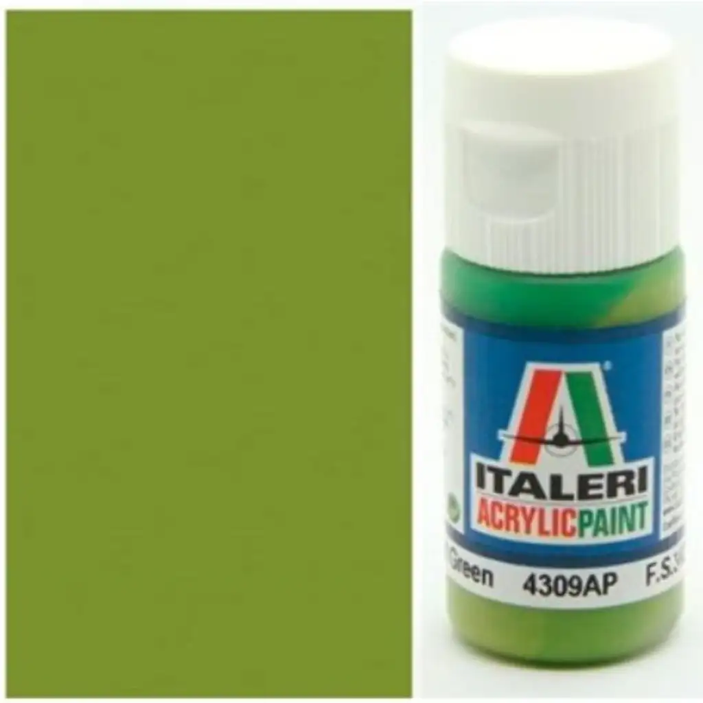 Italeri Flat Light Green (4309AP) - Matt hellgrüne Modellfarbe 20ml