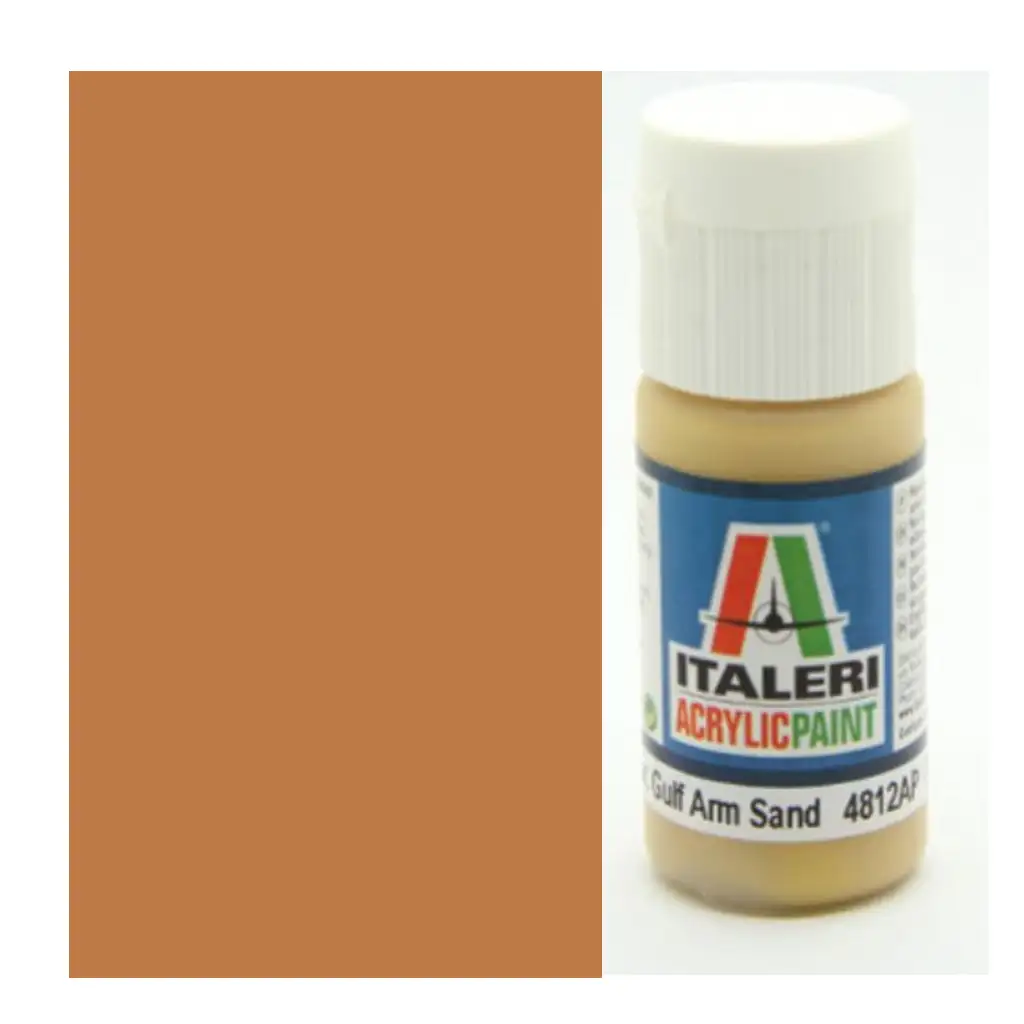 Italeri Flat US Army/Mar.Gulf Armor Sand (4812AP) - Matt US Army/Mar.Gulf Panzer Wüstensand Modellbaufarbe 20ml