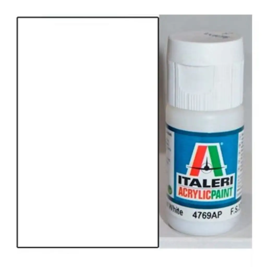 Italeri Flat White (4769AP) - Mattweiße Modellbaufarbe 20ml