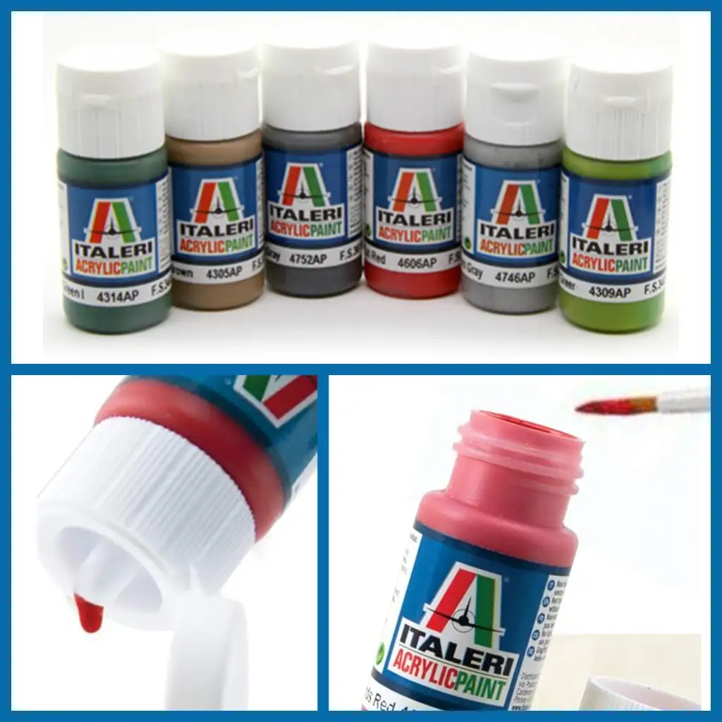 Italeri Gloss French Blue (4659AP) - Glänzend blaue Modellbaufarbe 20ml kép 2