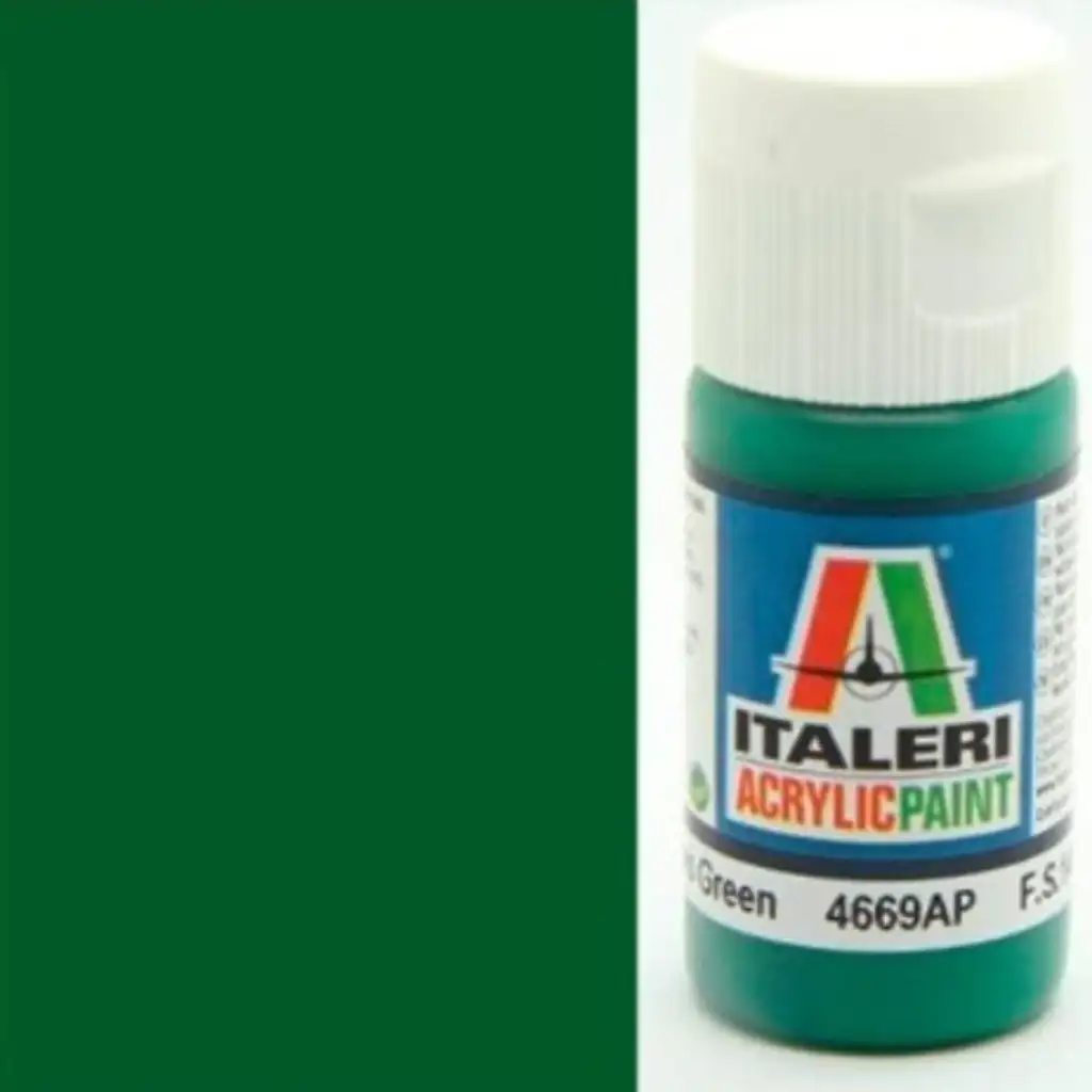 Italeri Gloss Green (4669AP) - Glänzend grüne Modellfarbe 20ml
