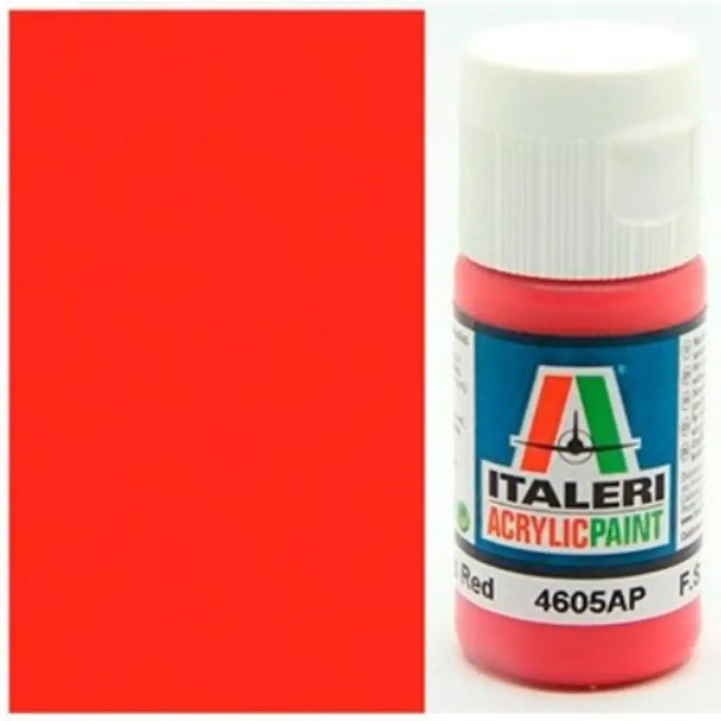 Italeri Gloss Red (4605AP) - Glänzend rote Modellfarbe 20ml