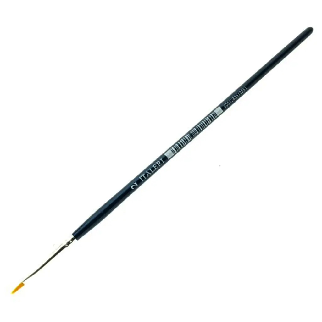 Italeri Pinsel mit flachem Kopf, Größe 2, synthetisch, 1 Stück