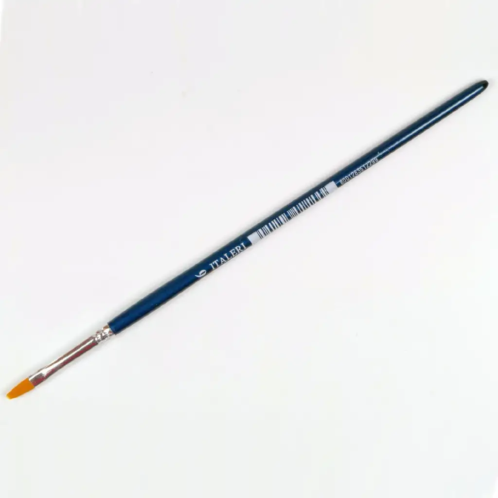 Italeri Pinsel mit flachem Kopf, Größe 6, synthetisch, 1 Stück