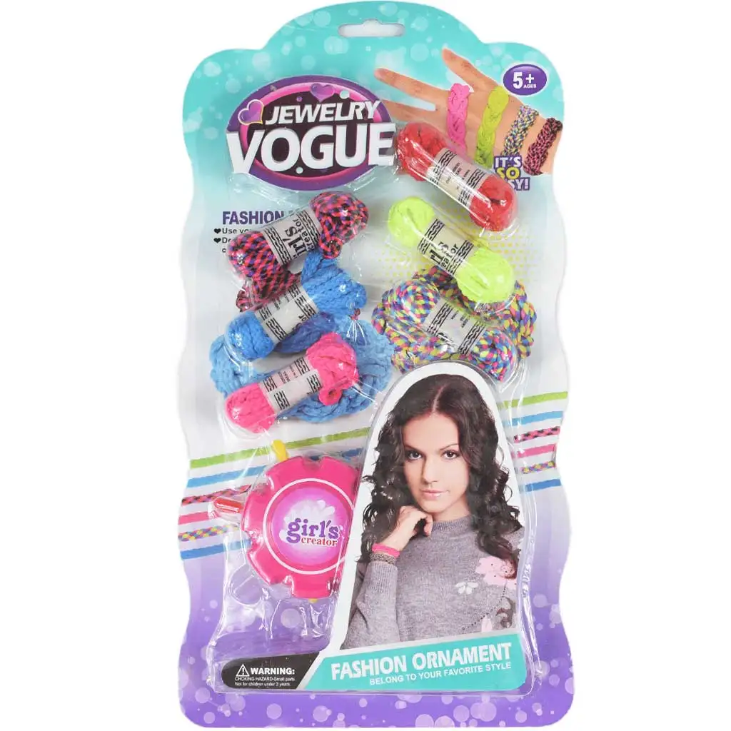 Jewelry Vouge: DIY Freundschaftsarmband-Herstellungskit mit bunten Fäden