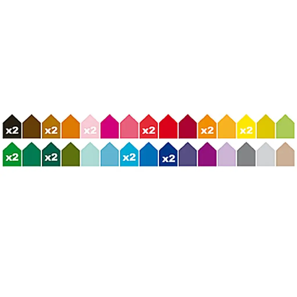 Jumbo Filzstift-Set 40 Stück - Carioca