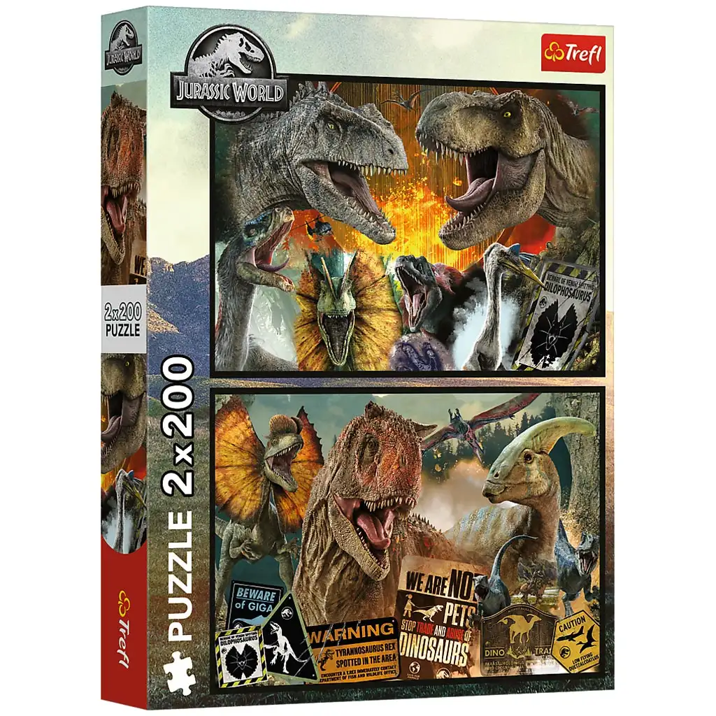 Jurassic World 2x200-teilige Puzzle - Trefl
