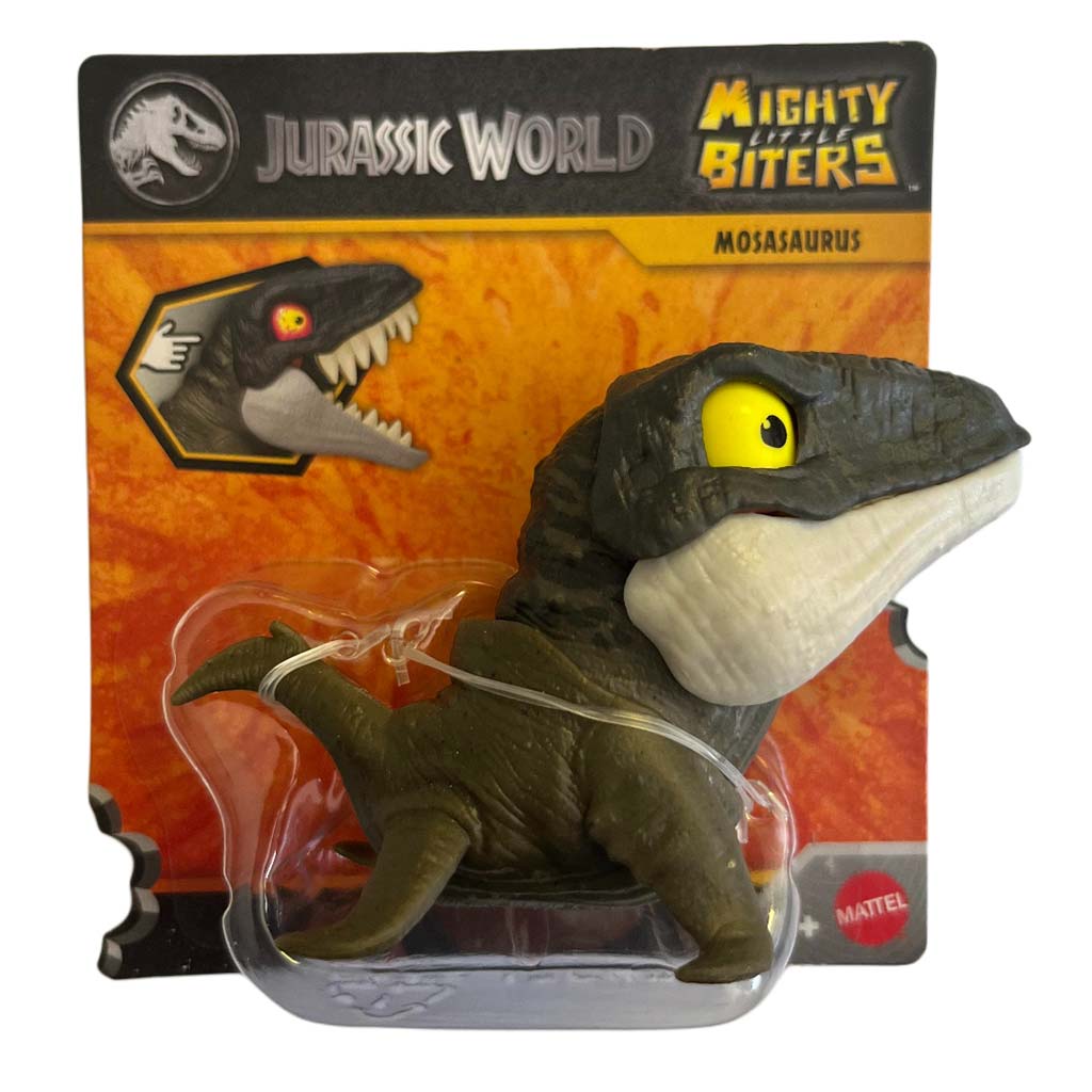 Jurassic World: Beißende Mini-Mosasaurus-Figur – Mattel