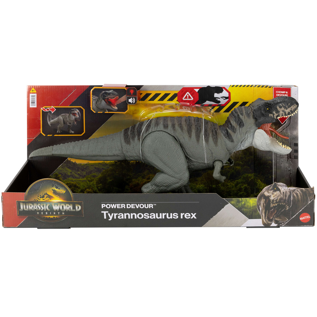 Jurassic World: Wiedergeburt – Power Devour Tyrannosaurus Rex – Mattel