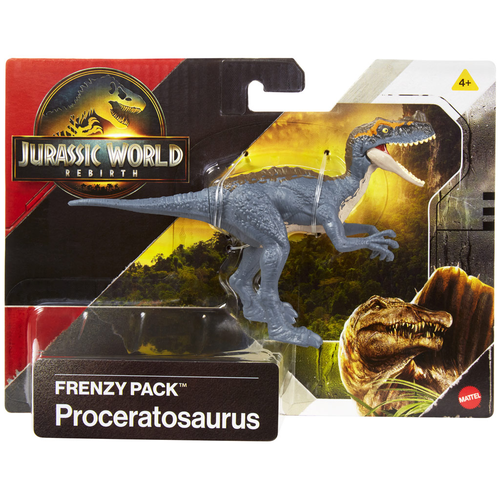Jurassic World: Wiedergeburt Frenzy Pack Proceraosaurus Dinosaurier-Figur – Mattel kép 2
