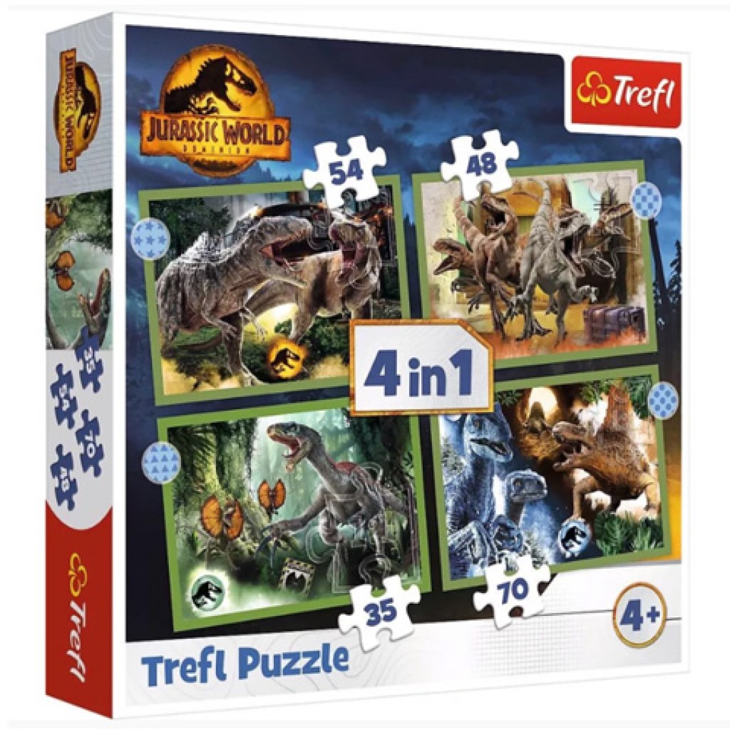 Jurrasic World 4-in-1 Puzzle - Trefl
