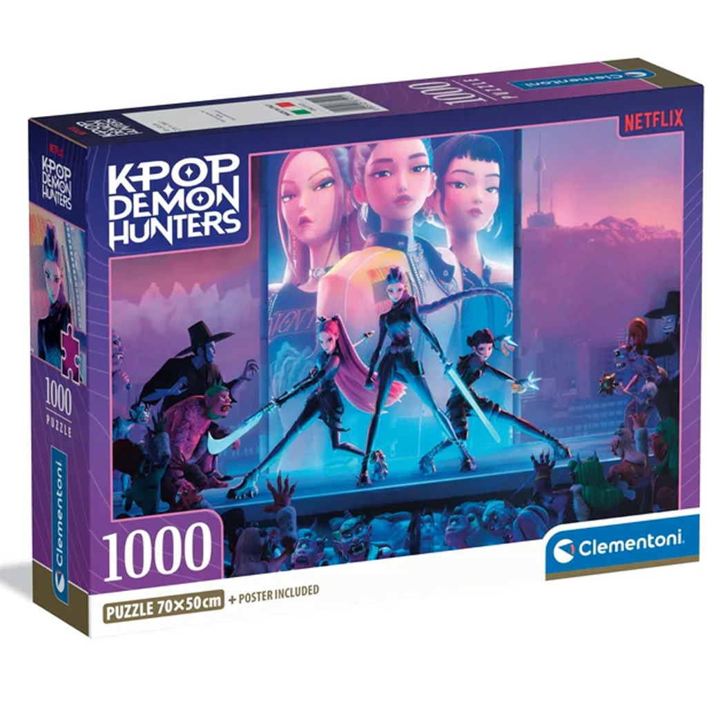 K-POP Demon Hunters kompakt 1000-teiliges Puzzle - Clementoni