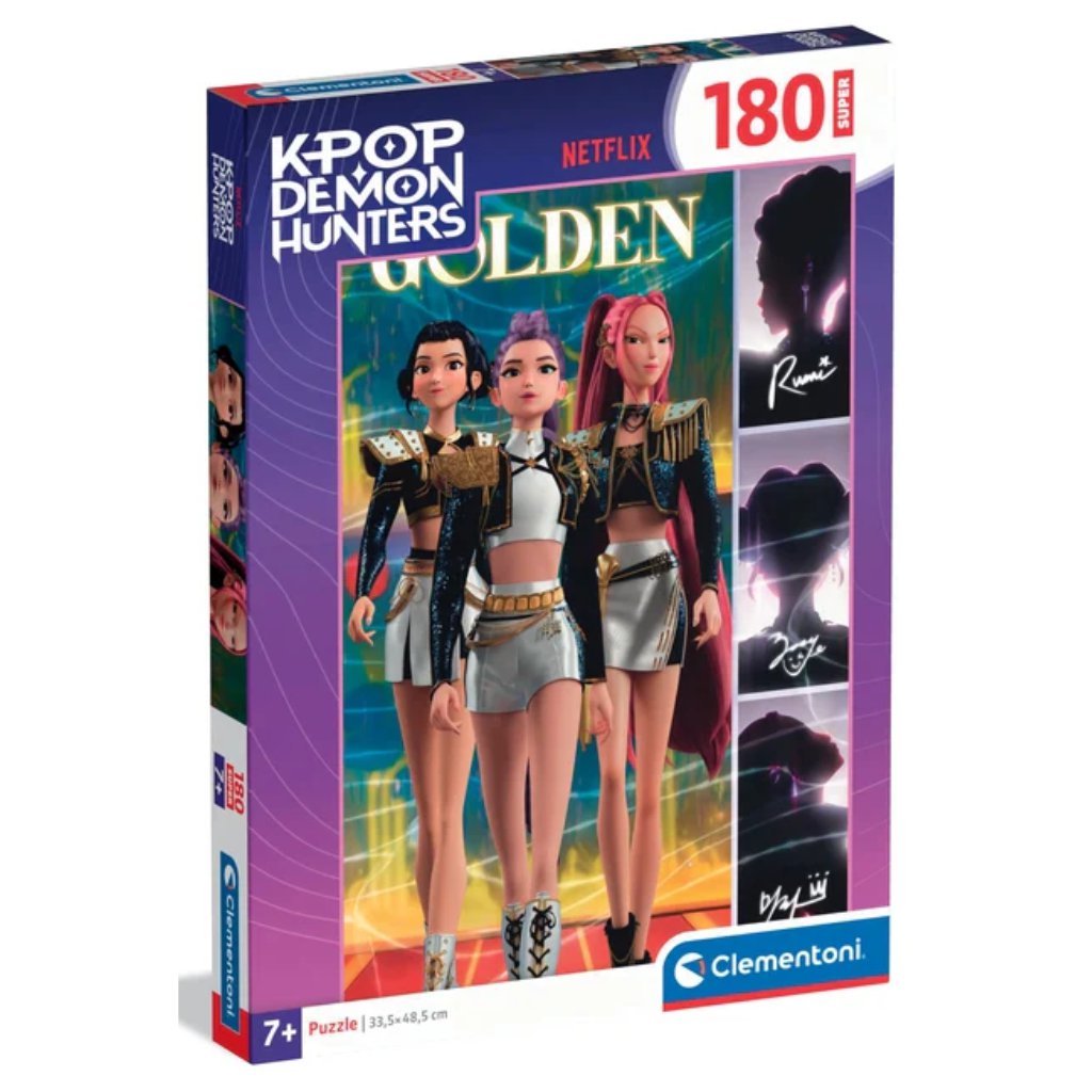K-pop Dämonenjäger Super-Puzzle, 180-teilig - Clementoni