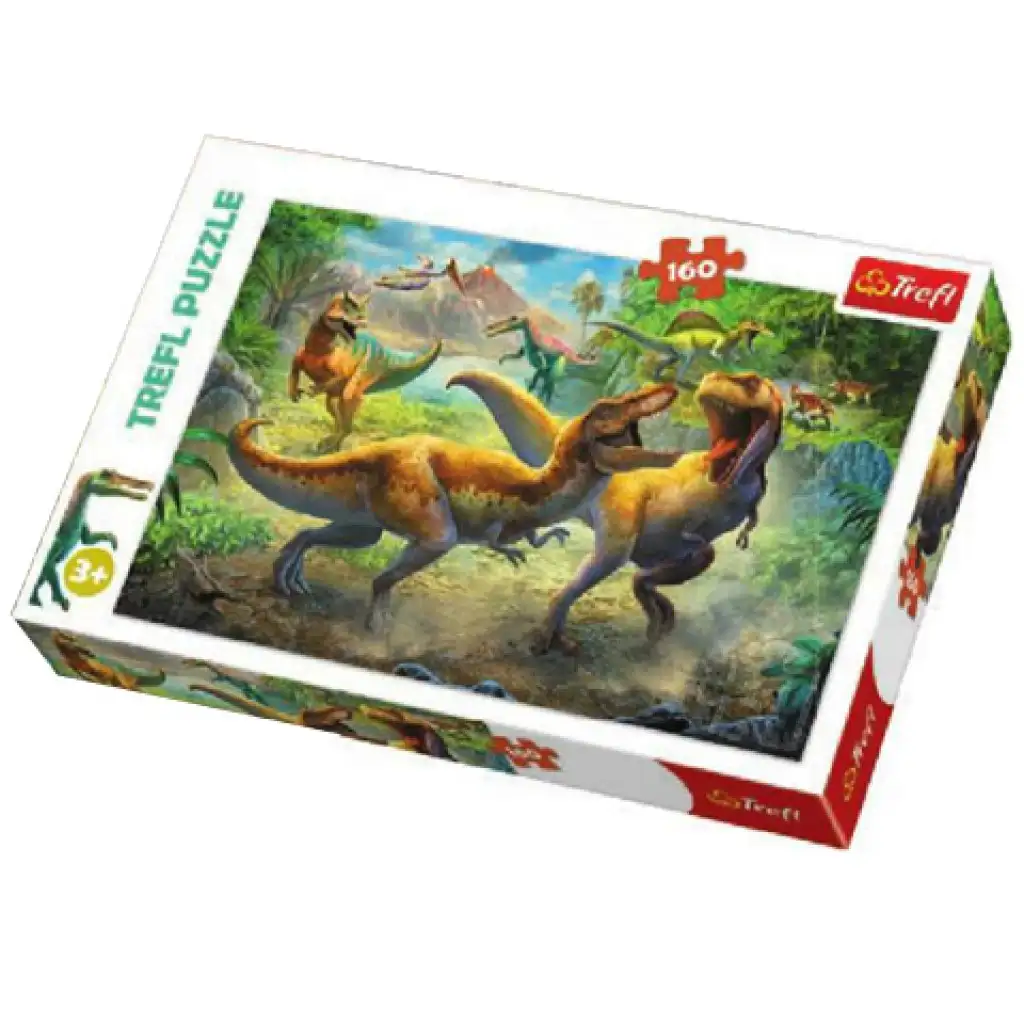 Kämpfende Tyrannosaurier 160-teiliges Puzzle - Trefl