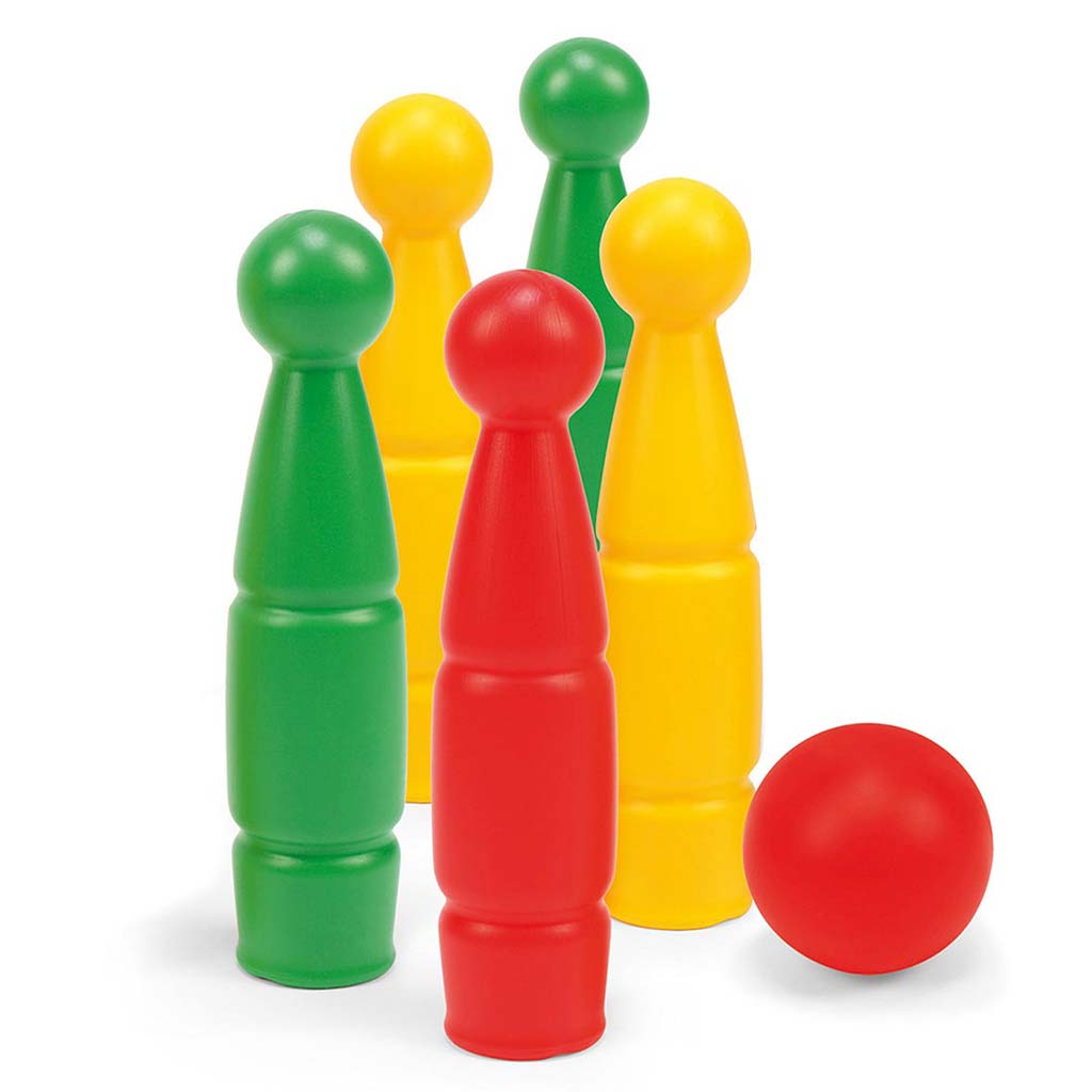 Kegel-Set im Netz, 5-teiliges Set – Wader