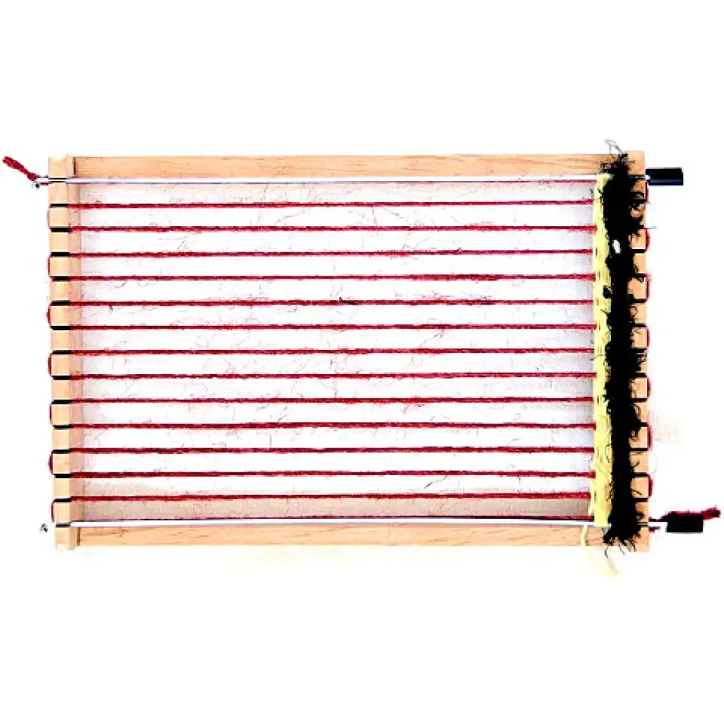 Handwebset aus Holz kép 3