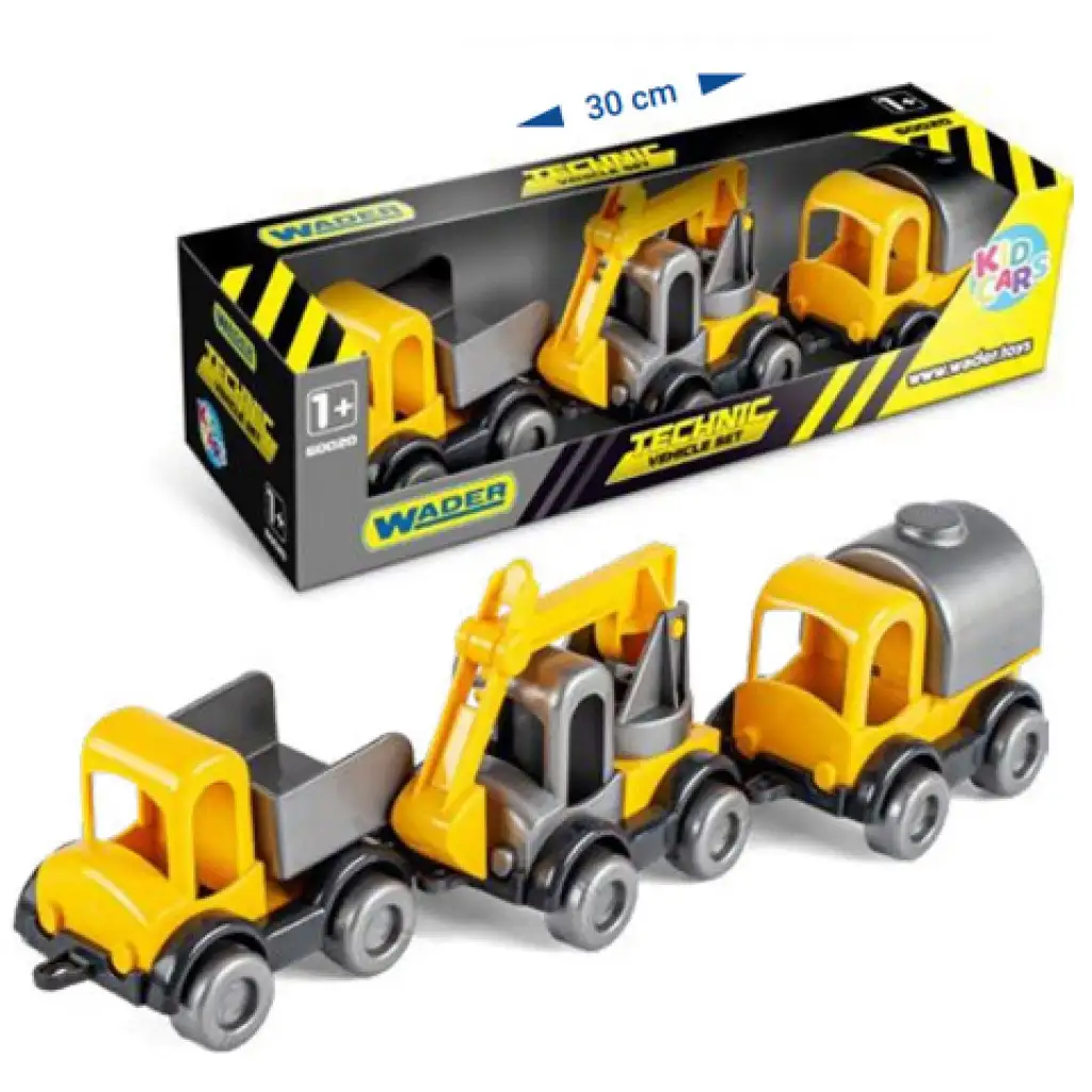 Kid Cars Arbeitsfahrzeuge 3er-Set - Wader