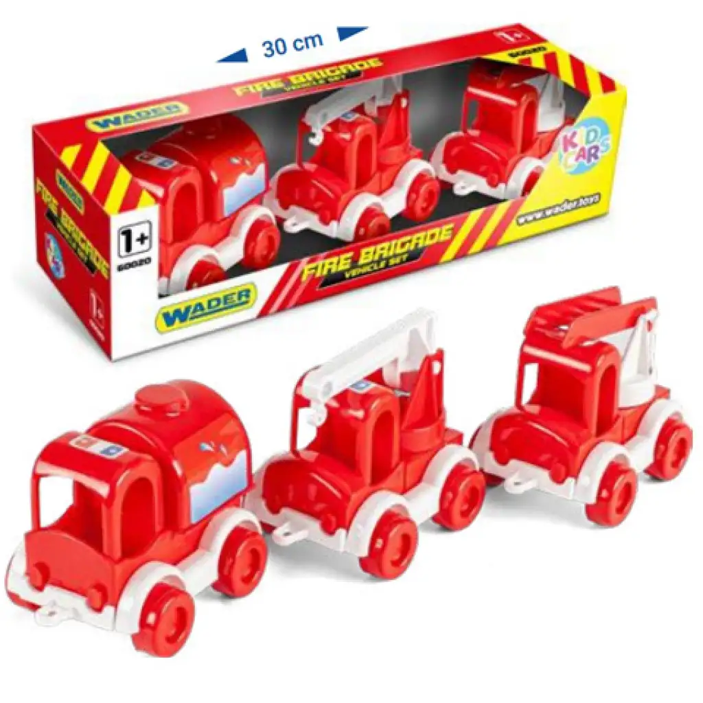 Kid Cars Feuerwehrfahrzeuge 3er-Set - Wader