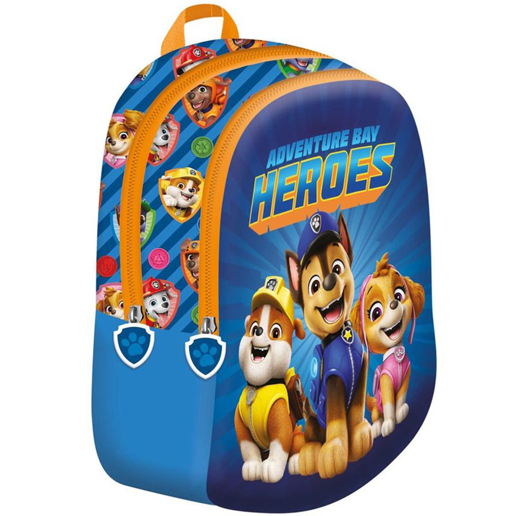 Kindergarten-Rucksack mit Paw Patrol-Motiv, 27x21x10 cm