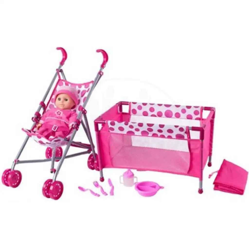 Kinderwagen mit Zubehör - Woodyland