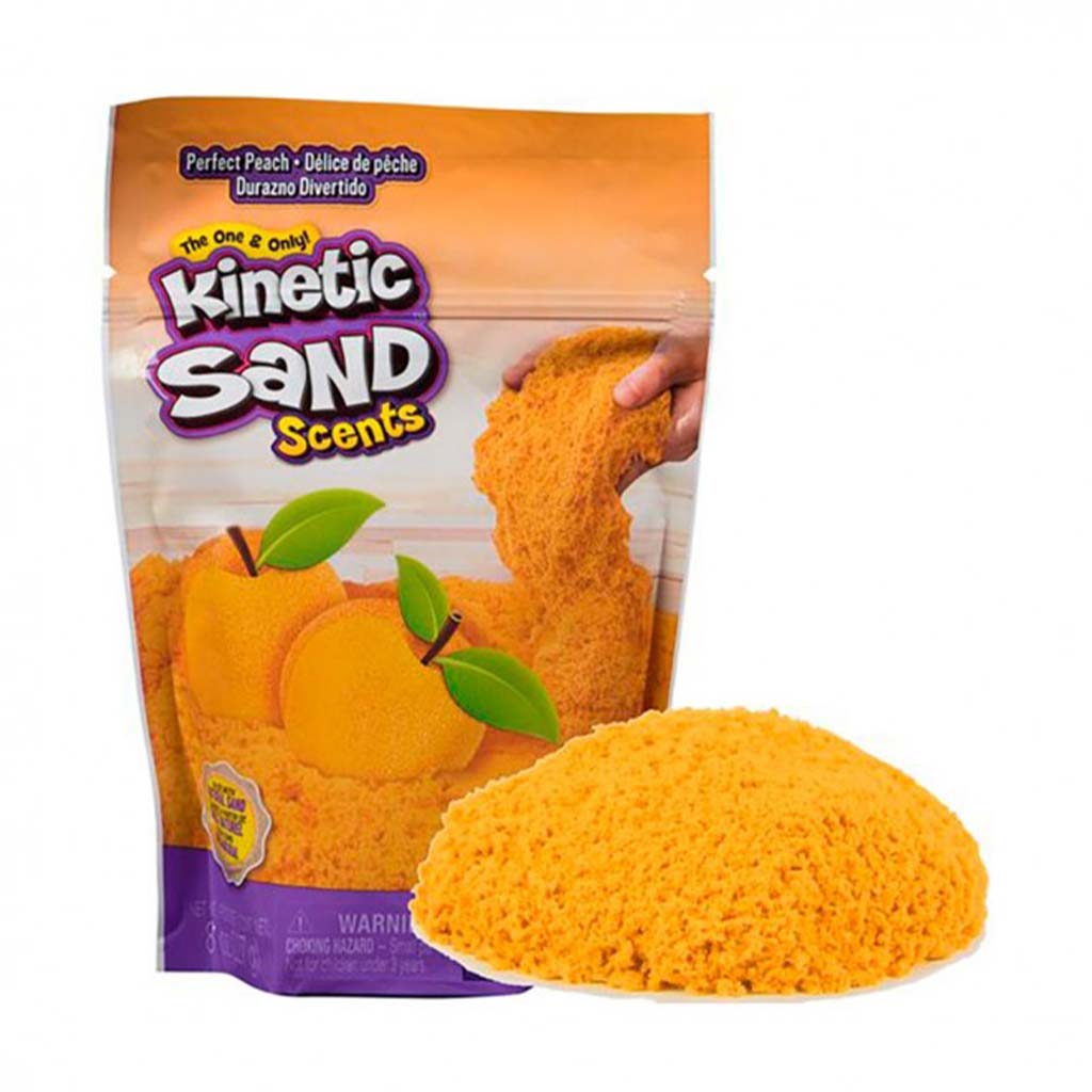 Kinetic Sand Scents: Duftender Sandknete 227g - Pfirsich - Spin Master kép 1