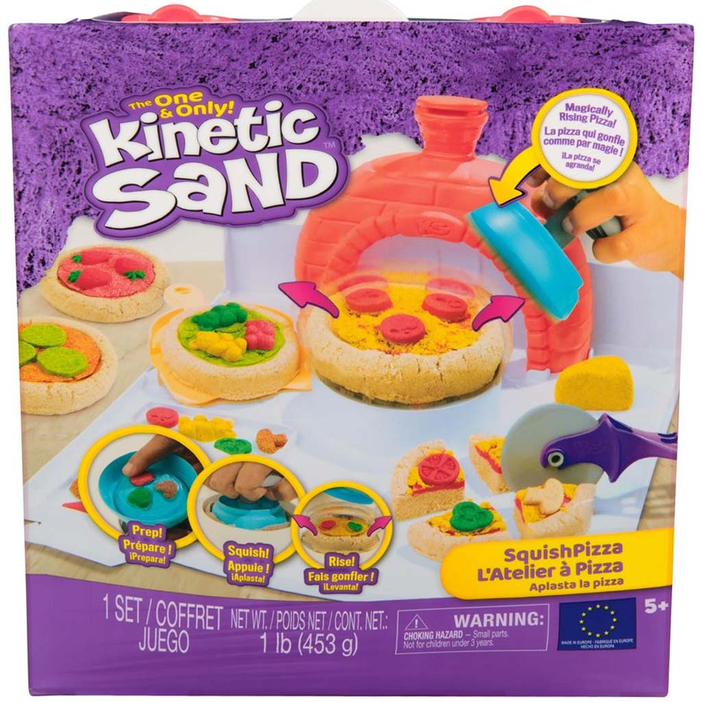 Kinetic Sand: Squish Pizza Sandset – Spin Master kép 1