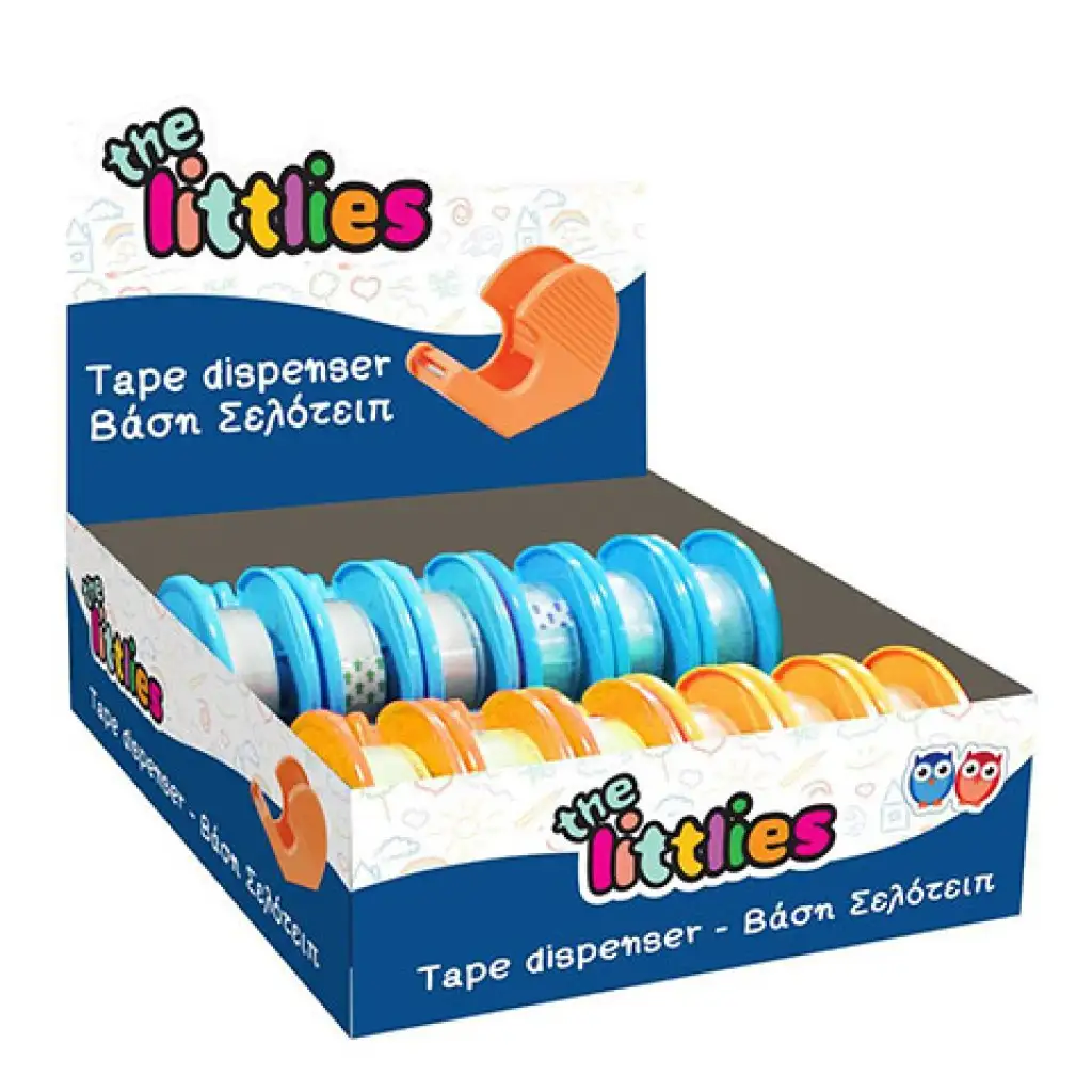 Klebeband mit Abreißer in 2 Farben, 1 Stück