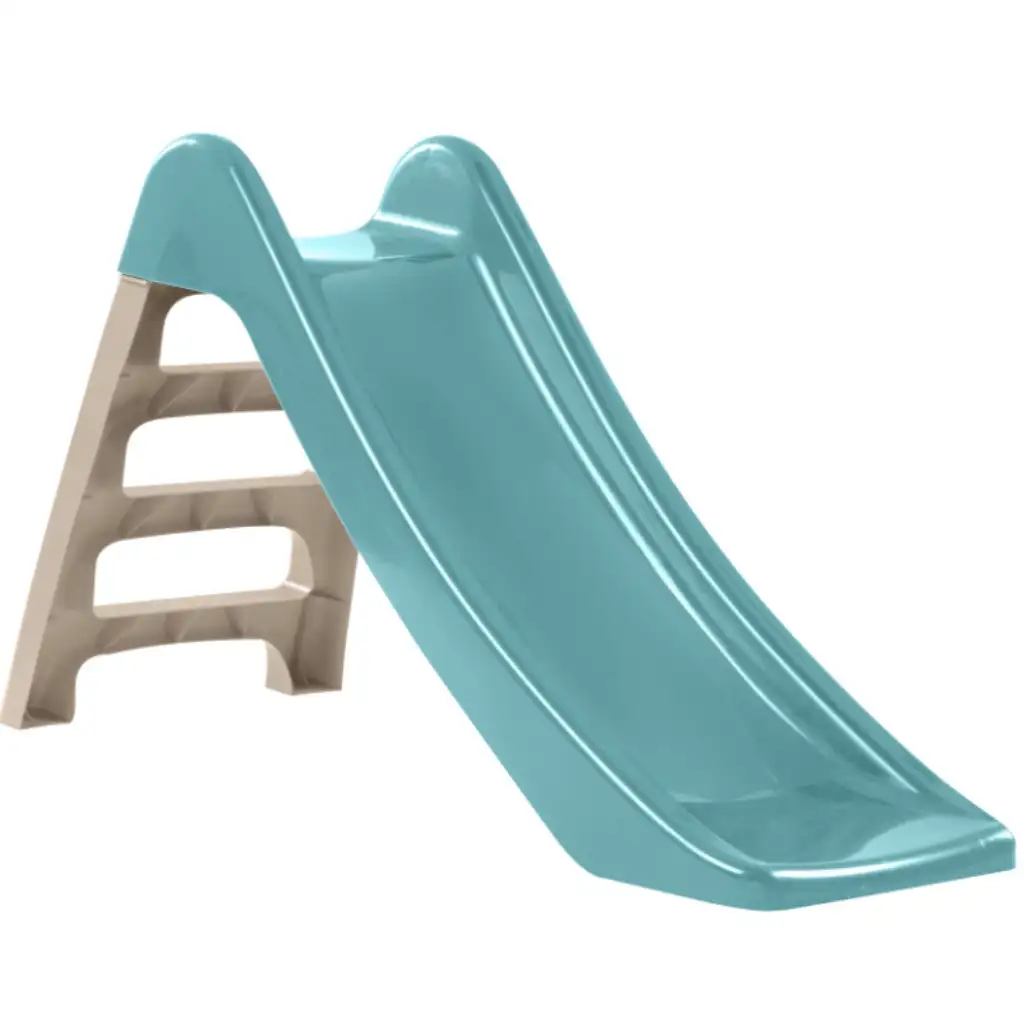 Kleine Rutsche in Aqua-Blau, 120 cm