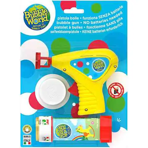 Kleines Seifenblasenpistolen-Set mit 60 ml Flüssigkeit