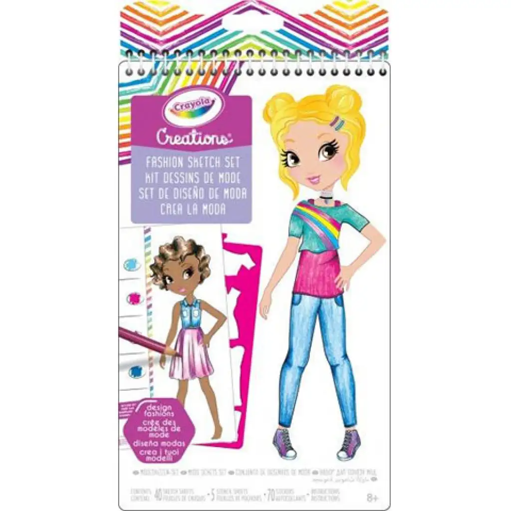 Kreationen: Kleines Modedesigner-Zeichenset - Crayola